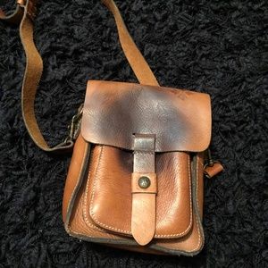 Leather crossbody bag